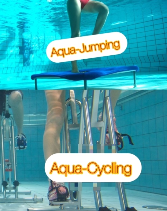Aqua-Cycling + Aqua-Jumping